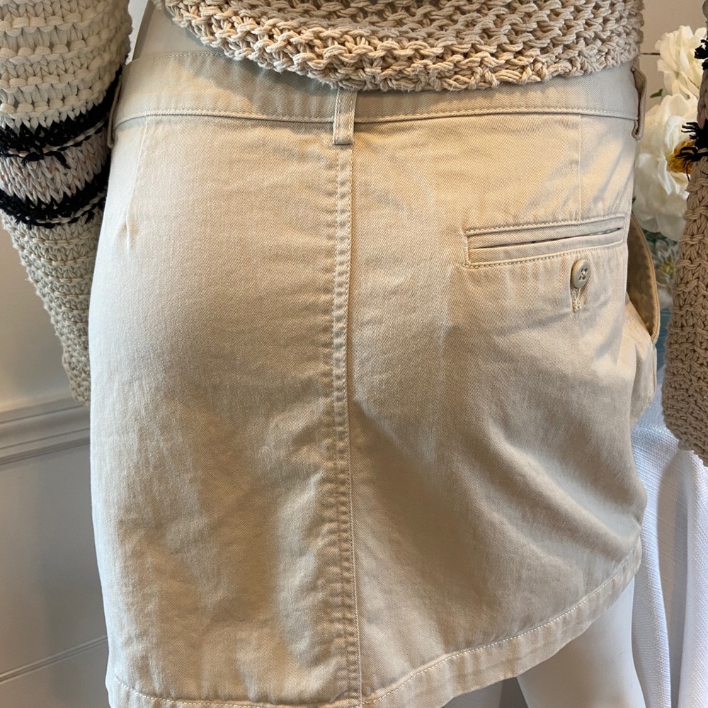 RALPH LAUREN SPORT Cotton Twill Mini Skirt - Picture 3 of 5